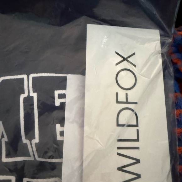 Wildfox Whimsical Jamie Game Day Cotton Blend Graphic Tee Shirt NWT XL - Picture 6 of 12